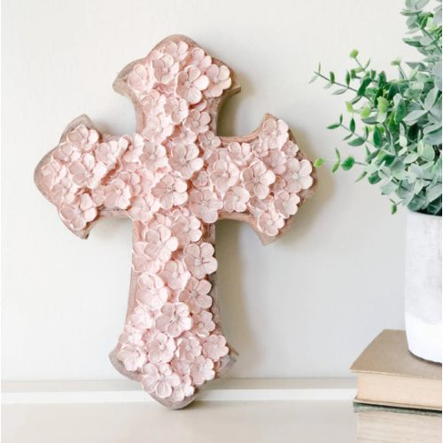 Floral Cross | Catholic Home Decor | House of Joppa