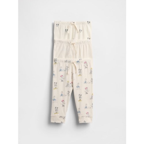 Gap × Disney Baby Organic Cotton Pull-On Pants (3-Pack)