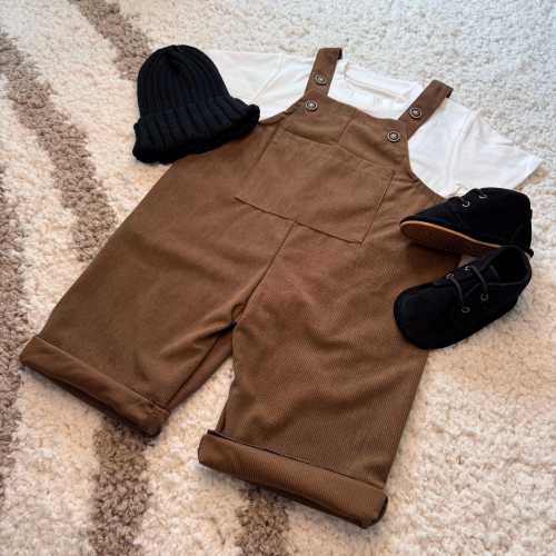 Luxury Corduroy Baby Overalls Outfit | Trendy Baby Set | Boutique Baby Clothes | 1st Birthday Presents | Chic Outfit for 1 Year Old