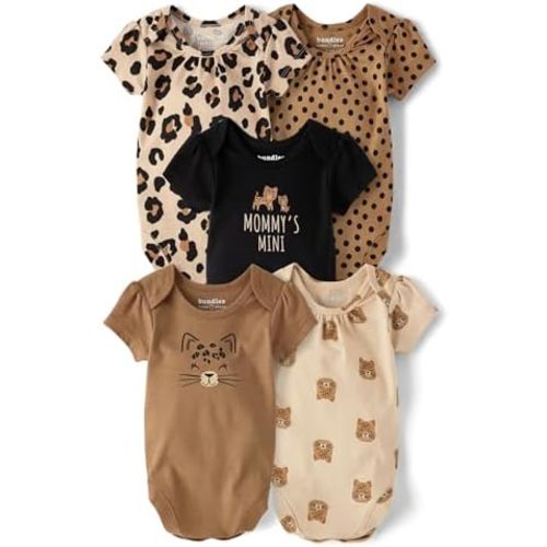 The Children's Place baby-boys And Newborn Short Sleeve Bodysuits, Multipacks