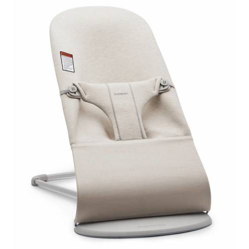 BabyBjörn Bouncer Bliss Convertible Jersey Baby Bouncer in Light Beige