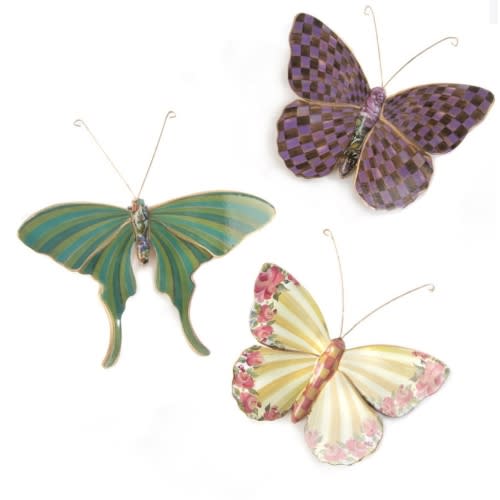 MacKenzie-Childs | Butterfly Trio Wall Decor - Field