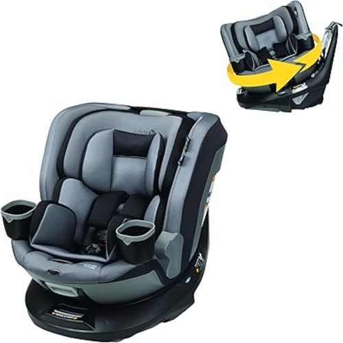 Safety 1st Turn and Go DLX Rotating Car Seat 360°, Revolve 360 Car Seat, All in One Car Seat with Seat Rotation, High Street