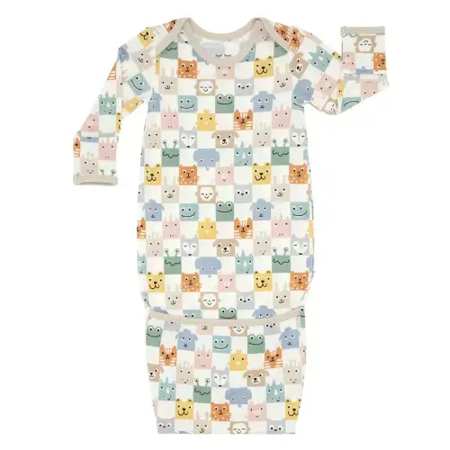 Check Mates Infant Gown - Little Sleepies