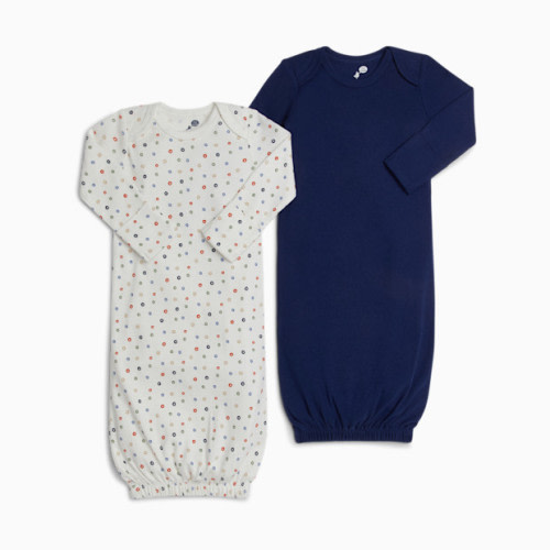 Small Story 2-Pack Gown - Multi Donuts, 0-6 M