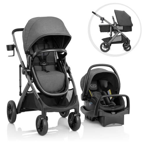 Pivot Suite Modular Travel System with LiteMax Infant Car Seat (Devon Gray)