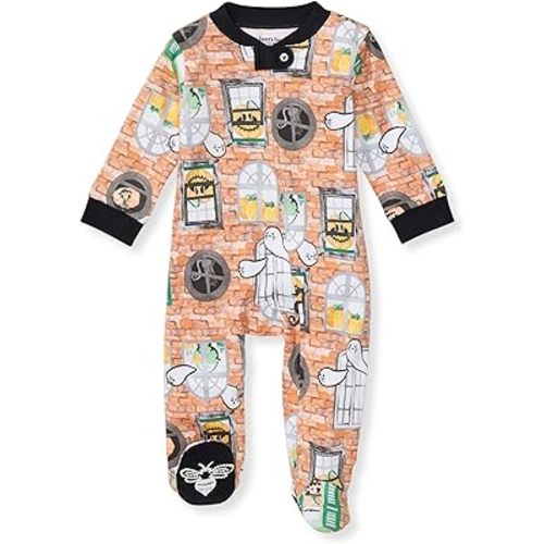 Burt's Bees Baby Boys' Sleep and Play Pjs, 100% Organic Cotton One-piece Zip Front Romper Jumpsuit Pajamas