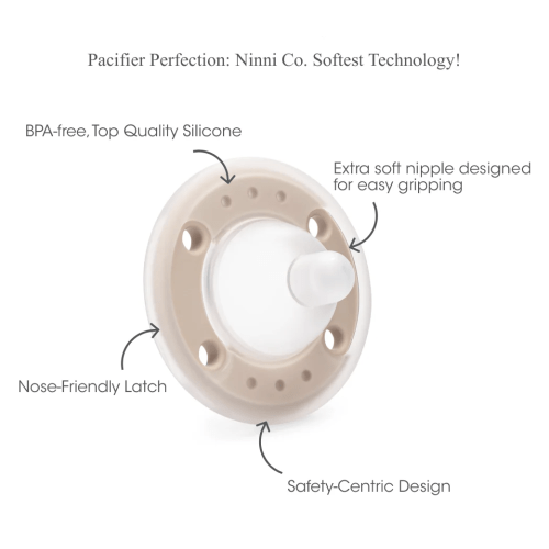 Ninni Pacifier Oatmeal 2 Pack