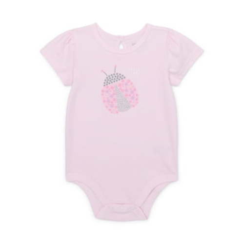 Garanimals Baby Girl Puff Cap Sleeve Graphic Bodysuit, Sizes 0-24 Months