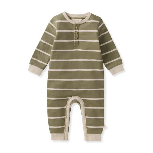 Henley Organic Baby Boy Jumpsuit – Burt's Bees Baby