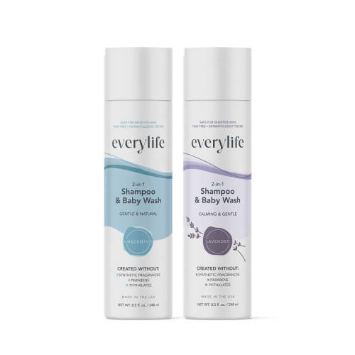 Shampoo & Baby Wash – Unscented & Lavender - EveryLife