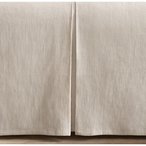 Washed Linen-Cotton Crib Skirt | RH Baby & Child