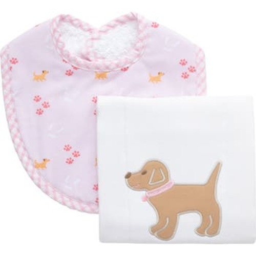 Playful Pals Basic Bib & Burp Boxed Set