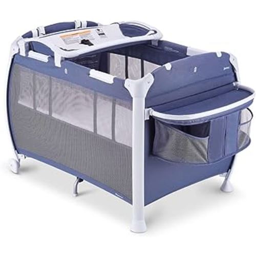 Joovy Room-Playard, Nursery Center, Bassinet, Changing-Table, Slate