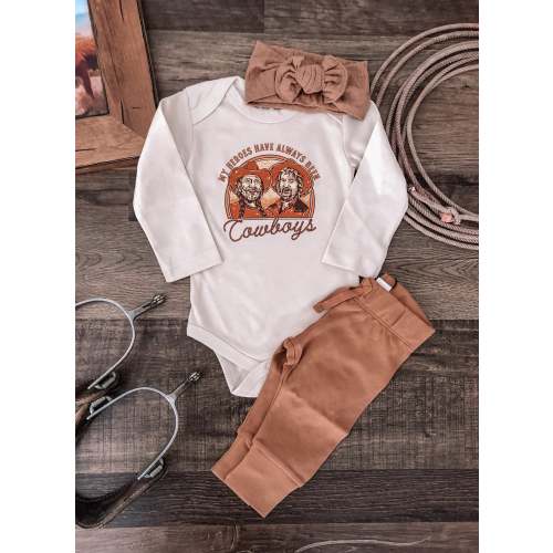 My Heroes Have Always Been Cowboys (Baby, Toddler, & Youth)
