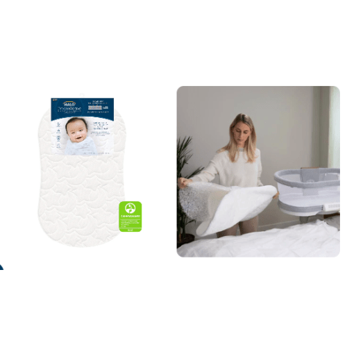 DreamWeave Breathable BassiNest Mattress Pad | HALO