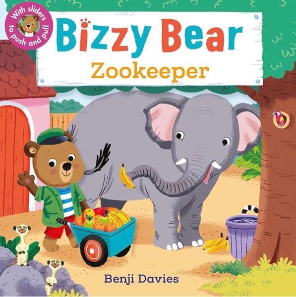 Bizzy Bear: Zookeeper: (Interactive Zoo Animal Board Book for Toddlers - With Sturdy Tabs and Slides to Push and Pull)