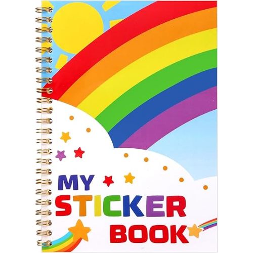Reusable Sticker Storage Book Collecting Album Stickers Organizer Book A5 Size 40 Sheets Release Paper for Stickers Holder Collection
