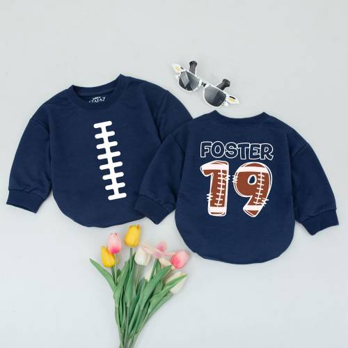 Custom Football Onesie