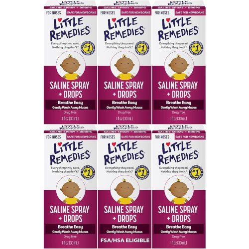 Sterile Baby Saline Nasal Drops- 3 Pack