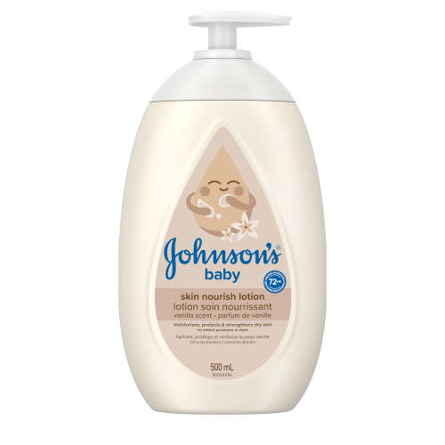 Johnson's Baby Lotion, Skin Nourish Vanilla Oat Lotion, 500 mL - Walmart.ca