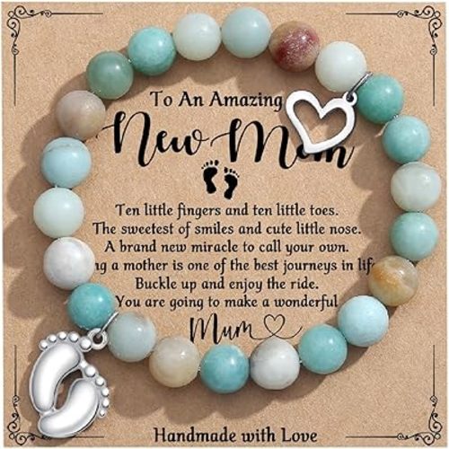 TONY & SANDY Mom Gifts: Bracelets for New & First Time Moms - Perfect for Mother's Day, Birthday, Christmas & Stocking Stuffers