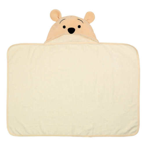 Lambs & Ivy Disney Baby Winnie the Pooh Tan Cotton Hooded Baby Bath Towel
