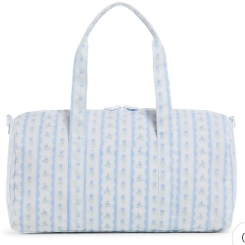 Duffel - Weekender - Ribbon Floral Blue