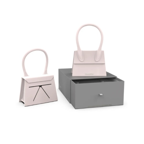 Toddler Snack Purse -Soft Pink