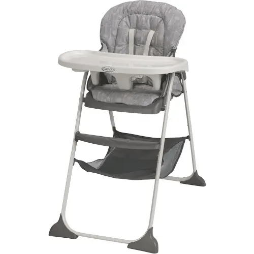 Graco Slim Snacker High Chair, Ultra Compact High Chair, Whisk