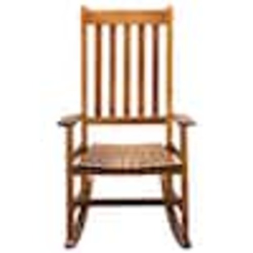 Karl home Natural Wood Outdoor Rocking Chair 107262698348
