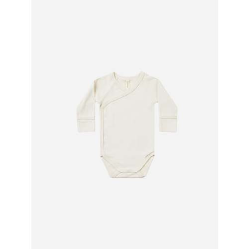 Side Snap Bodysuit || Ivory