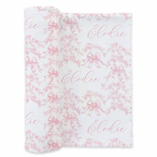 Fancy Frills Personalized Swaddle Blanket