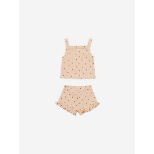 Evie Tank + Shortie Set || Strawberries
