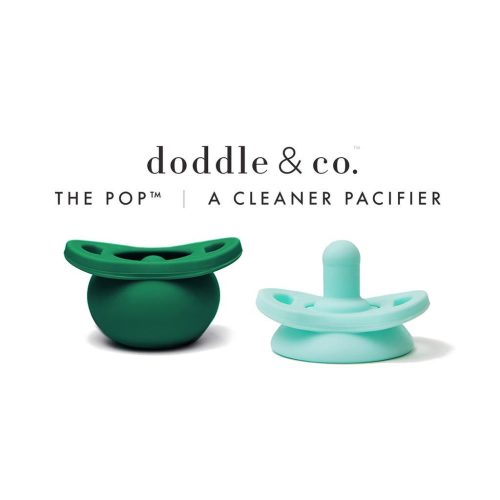 The Pop® in Romaine Calm™ + Mint Condition™ | Twin-Pack Pacifiers – Doddle & Co®