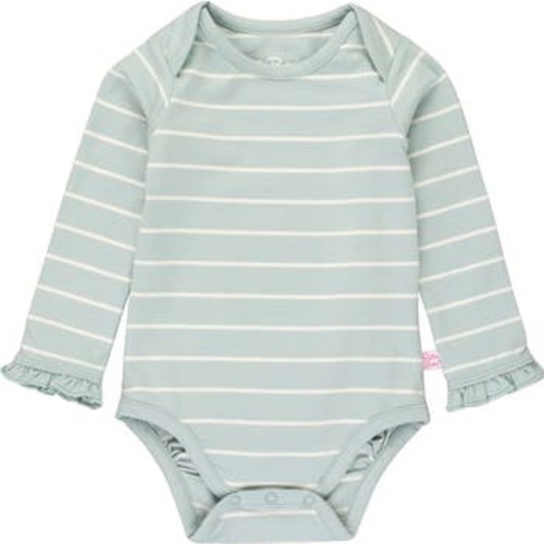 Baby/Toddler Girls Knit Long Sleeve Ruffle Layering Bodysuit, 3-6M