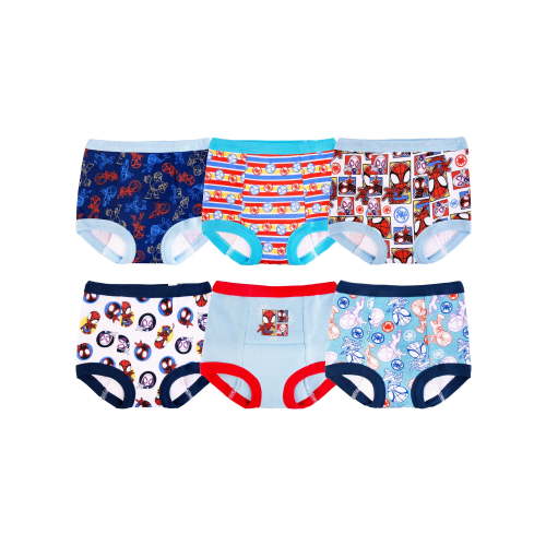 Character Toddler Boy Training Pants, 6 - Pack, Sizes 2T-3T