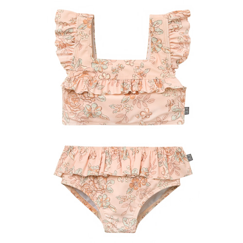 Modern Moments by Gerber Toddler Girl Swimsuit with Ruffles, Sizes 12M - 5T