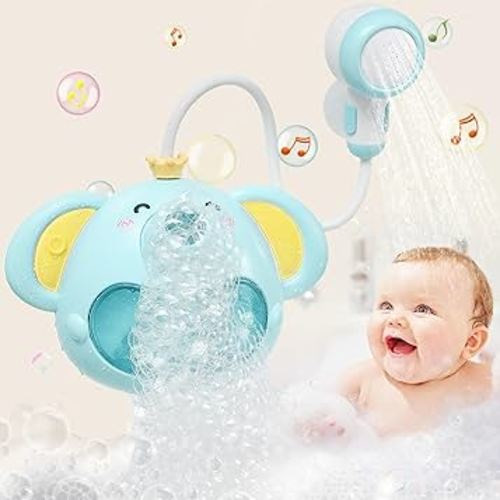 Bath Toys,Singing Bath Bubble Maker for Baby Toddler,Automatic Bubbles Maker for Bathtub, Bubble Bath Toy with Shower Head,Baby Bath Toys for Toddlers, Bubble Machine for Bathtub Gift for Baby