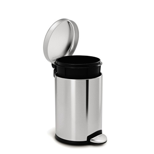 simplehuman™ Round Step Can - White