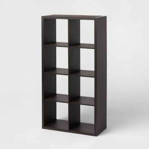 13'' 8 Cube Organizer White - Brightroom™: Decorative Bookshelf, Cubby Storage, MDF & Particle Board, 13" Compatible