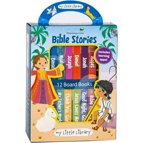 Baby-3 Yrs; My Little Library: Bible Stories (12 Board Books)