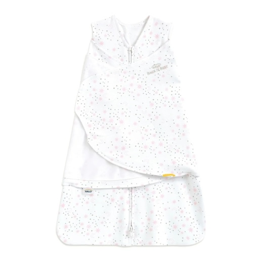 Cotton Swaddle Midnight Moons Pink S | HALO