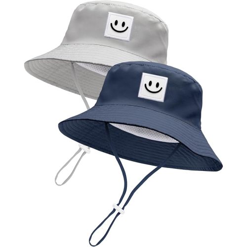 Baby Sun Hat Bucket Hats UPF 50+ Kids Summer Sun Protection Beach Hat for Boys Girls