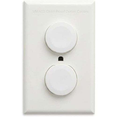Vmaisi 62 Pieces Outlet Covers ChildProof Plug Protector - Baby Proofing Electrical Safety Outlet Plugs for Unused Wall Outlets, Home Travel Hotel Child Safety