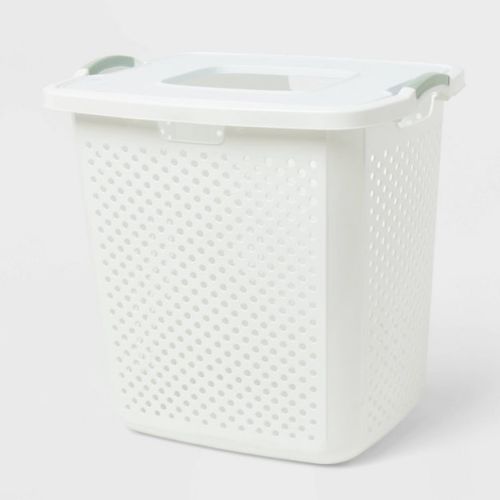 BR XL Lamper with Lid White with Daydream Green Handles - Brightroom™