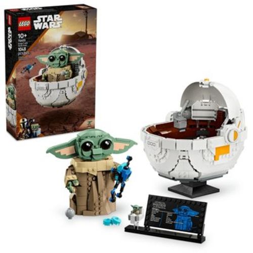 Lego Star Wars The Mandalorian: Grogu With Hover Pram Buildable Toy Figure 75403