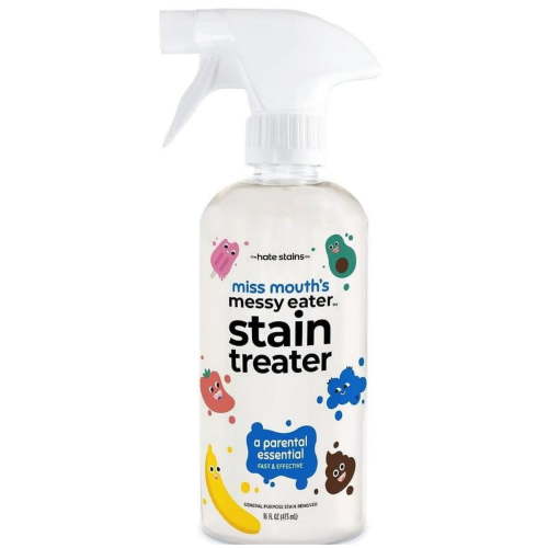 Miss Mouth's Stain Remover - Messy Eater Stain Treater Spray - 10.5oz Stain Remover - & Baby Essentials - No Dry Cleaning Food, Grease, Coffee Off Laundry, Underwear, Fabric