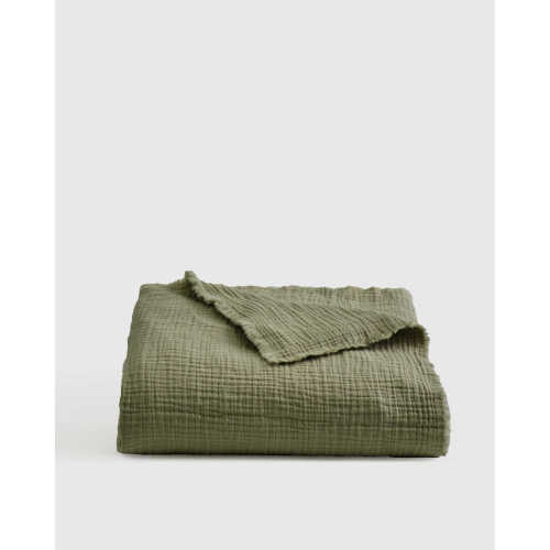 Organic Airy Gauze Throw