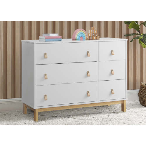 babyGap Legacy 6 Drawer Dresser with Leather Pulls - Delta Children